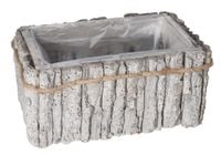 DONICZKA OSŁONKA DREWNIANA DUŻA KORA KORYTKO DONICZKI