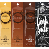 Australian Gold Zestaw Saszetek Do Opalania x4szt
