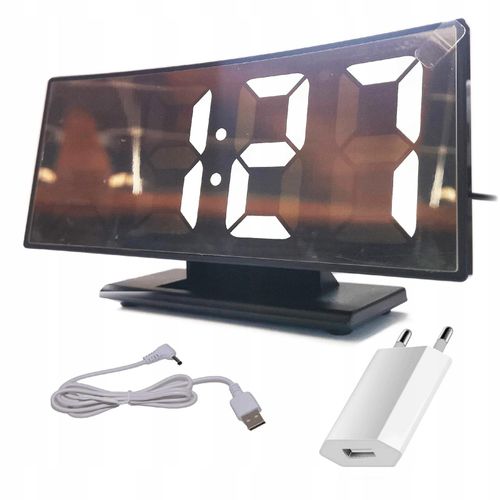 BUDZIK ELEKTRONICZNY ZEGAR SIECIOWY MIRROR BIG na Arena.pl