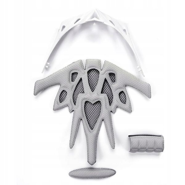 Kask rowerowy regulowany METEOR GRUVER blue/white r.L 58-61 cm zdjęcie 10