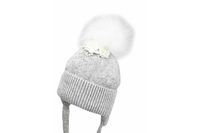 JAMIKS DAFNA czapka zimowa jasny szary 44-46