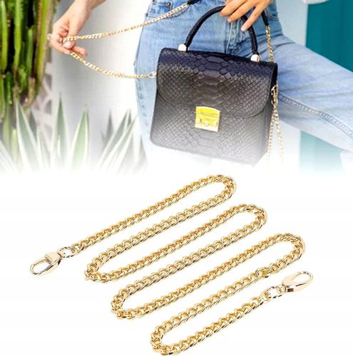 Pasek Do Torby Torebki Łańcuch Długi Złoty Masywny na Arena.pl
