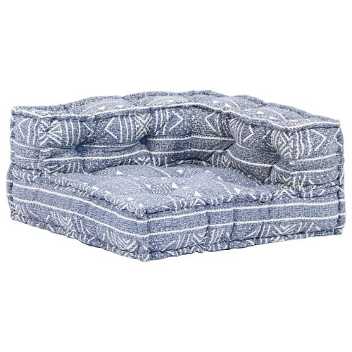 VidaXL 2-osobowa, modułowa sofa patchworkowa, indygo na Arena.pl