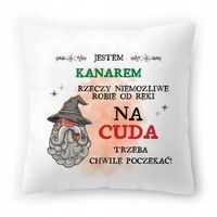 Poduszka Dla Kanara Na Urodziny Prezent Z Nadrukiem Ze Zdjęciem