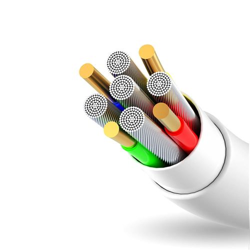 przewód kabel do iphone usb - lightning 3a 1m biały na Arena.pl