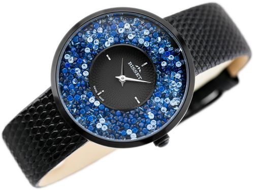ZEGAREK DAMSKI BISSET BSAE04 - black/blue (zb541e) na Arena.pl