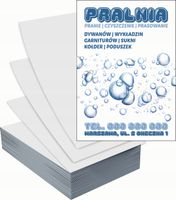 Ulotki A5 reklamowe firmowe 100 szt dużo wzorów do wyboru PRALNIA