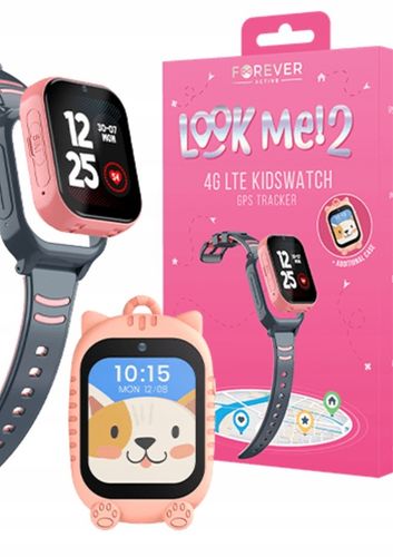 Smartwatch ZEGAREK dla dzieci Forever GPS WiFi 4 Kids Look Me KW-510 na Arena.pl