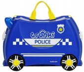 Walizka jeżdżąca Trunki dla dzieci jeździk policja