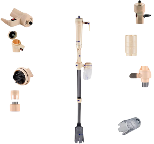 Odmulacz odkurzacz do akwarium elektryczny 4w1 syfon do czyszczenia dna na Arena.pl