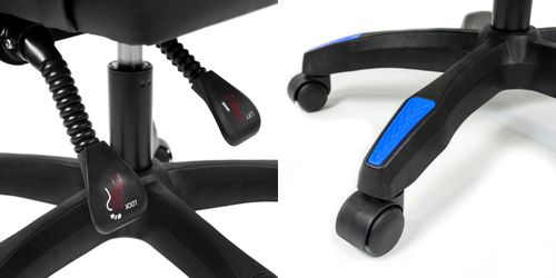 fotel gamingowy hero czarno-niebieski na Arena.pl