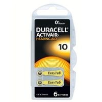 bateria duracel 6szt. do aparatu słuchowego pr10 | 1449