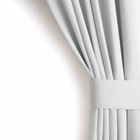 CURT/AH/BLACKOUT/PLEAT/WHITE/140X270/1PC