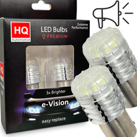 Żarówki LED P21W BA15s Światła Cofania Z Sygnałem Dźwiękowym BEEP 6000K