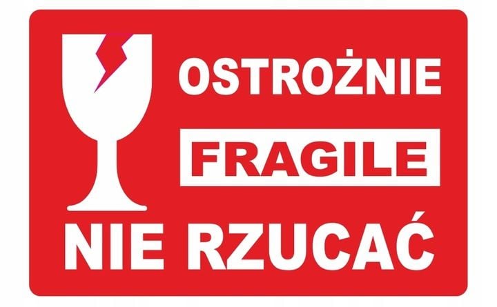 Kup OSTRO NIE NIE RZUCA Etykiety Naklejki SZK O X1000 Na Paczki Palety kup-ostro-nie-nie-rzuca-etykiety-naklejki-szk-o-x1000-na-paczki-palety