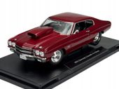 WELLY 1970 CHEVROLET CHEVELLE PRO STREET CZERWONY 1:18 NOWY METALOWY MODEL