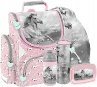 Tornister szkolny konie dla dziewczynki 1-3 klasa