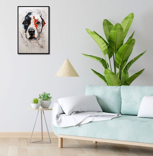 Plakat 40x60cm Przyrysowany Psiak na Arena.pl