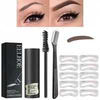 Dark Brown Stempla pomady brwi i zestaw szablonów