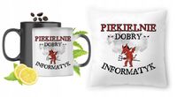 Dla Informatyka Zestaw Kubek Magiczny + Poduszka Z Nadrukiem Ze Zdjęciem