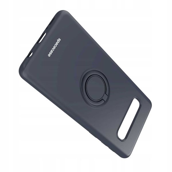 Spacecase Silicone Ring Galaxy S10+ Black zdjęcie 6