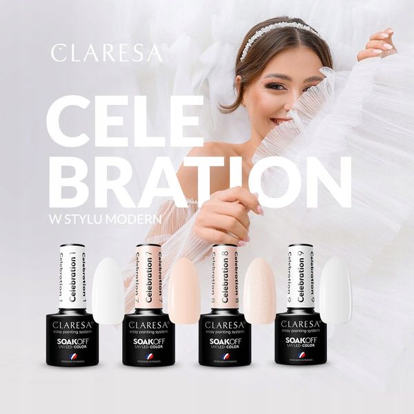 CLARESA Lakier hybrydowy CELEBRATION 2 - 5g zdjęcie 2