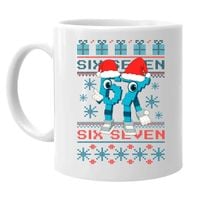 Six seven 67 - Italian Brainrot - wersja świąteczna - kubek na prezent