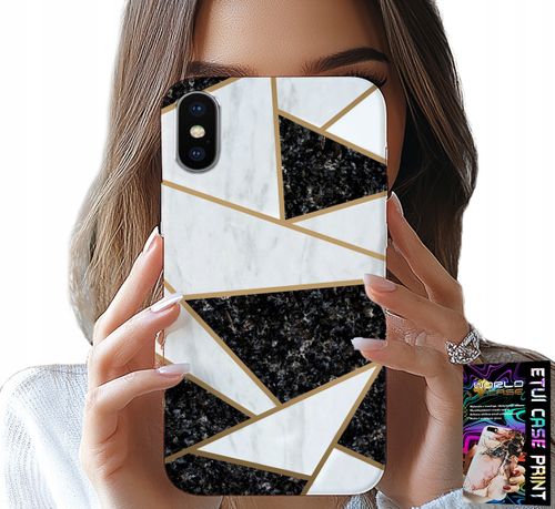 ETUI DO IPHONE XS MAX - ELEGANCKIE MODNE WZORY CASE + SZKŁO na Arena.pl