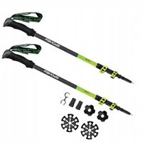 Kije NordicWalking trekingowe 105-135 ultralekkie