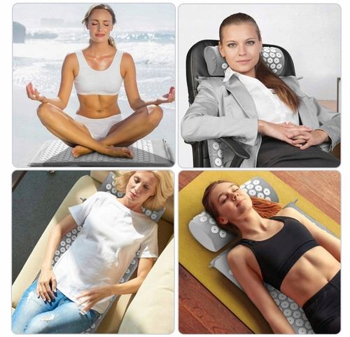 MATA ZDROWOTNA DO AKUPRESURY Z KOLCAMI + PODUSZKA na Arena.pl