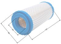 Filtr powietrza Kohler CH25;CH26;TH16 8R01-76