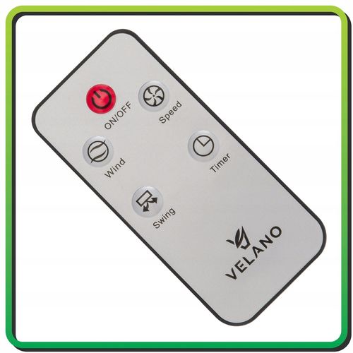 WENTYLATOR KOLUMNOWY PODŁOGOWY OSCYLACJA TIMER WYŚWIETLACZ LCD PILOT na Arena.pl