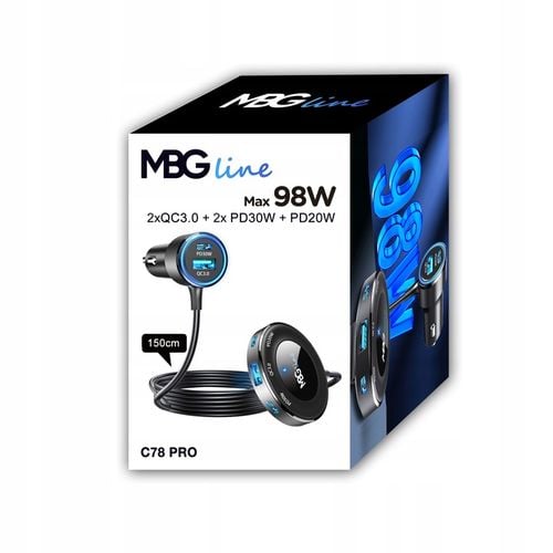 Ładowarka samochodowa MBG LINE C78 Pro na Arena.pl