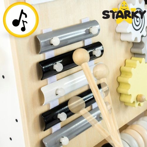 PREZENT NA ROCZEK JEŹDZIK PCHACZ DREWNIANY CHODZIK TABLICA MANIPULACYJNA na Arena.pl