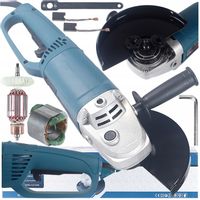 SZLIFIERKA KĄTOWA 230mm DUŻA WOLNY SOFT START KĄTÓWKA 3200W MOCNA + ZESTAW