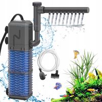 2X POMPA FILTRACYJNA CICHA 9W DO AKWARIUM DO 250L 800 L/H PRZYSSAWKI