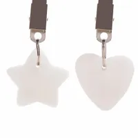 KAMIENIE SERCA GWIAZDKI DO MALOWANIA Z MARKERAMI AKRYLOWYMI Z ZAWIESZKĄ