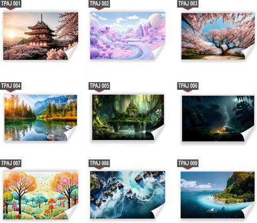 Fototapeta PREMIUM STRUKTURA ZMYWALANA panorama krajobraz lasu tropikalnego na Arena.pl