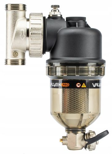 FILTR MAGNETYCZNY SEPARATOR ZANIECZYSZCZEŃ ODMULNIK INSTALACJI C.O 1" DN25 na Arena.pl