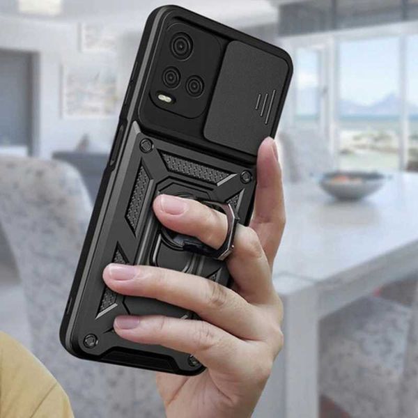 Spacecase Camring Vivo Y21S Black zdjęcie 5
