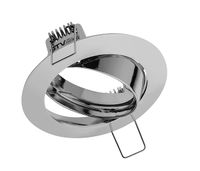 sufitowa oprawa punktowa porto-k ip20 okrągła inox z reg - v-pran5-02