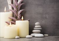 Fototapeta 3D kwiaty skandynawska SPA 200x130 FL