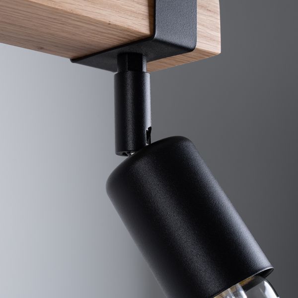 Plafon ZUCA 2 czarny zdjęcie 4