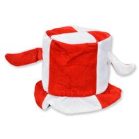 czapka biało czerwona z rogami polska | 71820