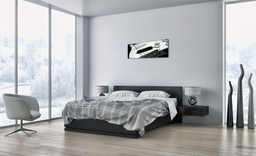 Obraz Na Płótnie - Gitara Muzyka  - 90X30 Cm - Ab90X30-0379 na Arena.pl