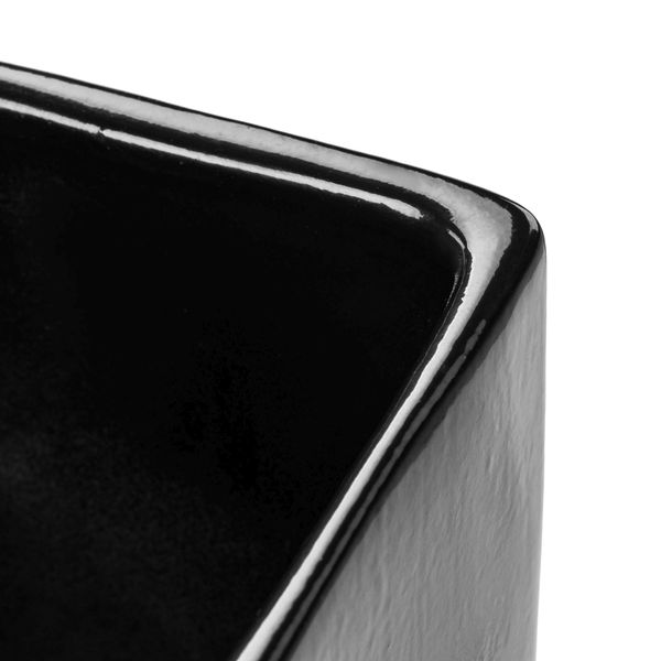 Wazon Ceramiczny Trapez  Czarny flakon zdjęcie 6