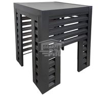 Osłona klimatyzatora pompy 100x60x120 cm antracyt niepełna zabudowa GP536