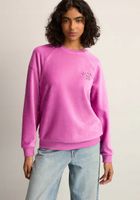 NEXT Bluza z nadrukiem w kolorze magenta pink micro S