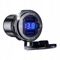 Gniazdo na MOTOR 2xUSB3.0 QC 36W SZYBKIE ŁADOWANIE