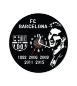 Zegar ścienny z płyty winylowej 315.13 FC Barcelona